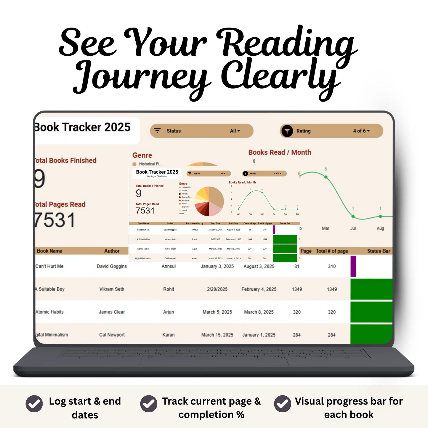 Book Reading Tracker
