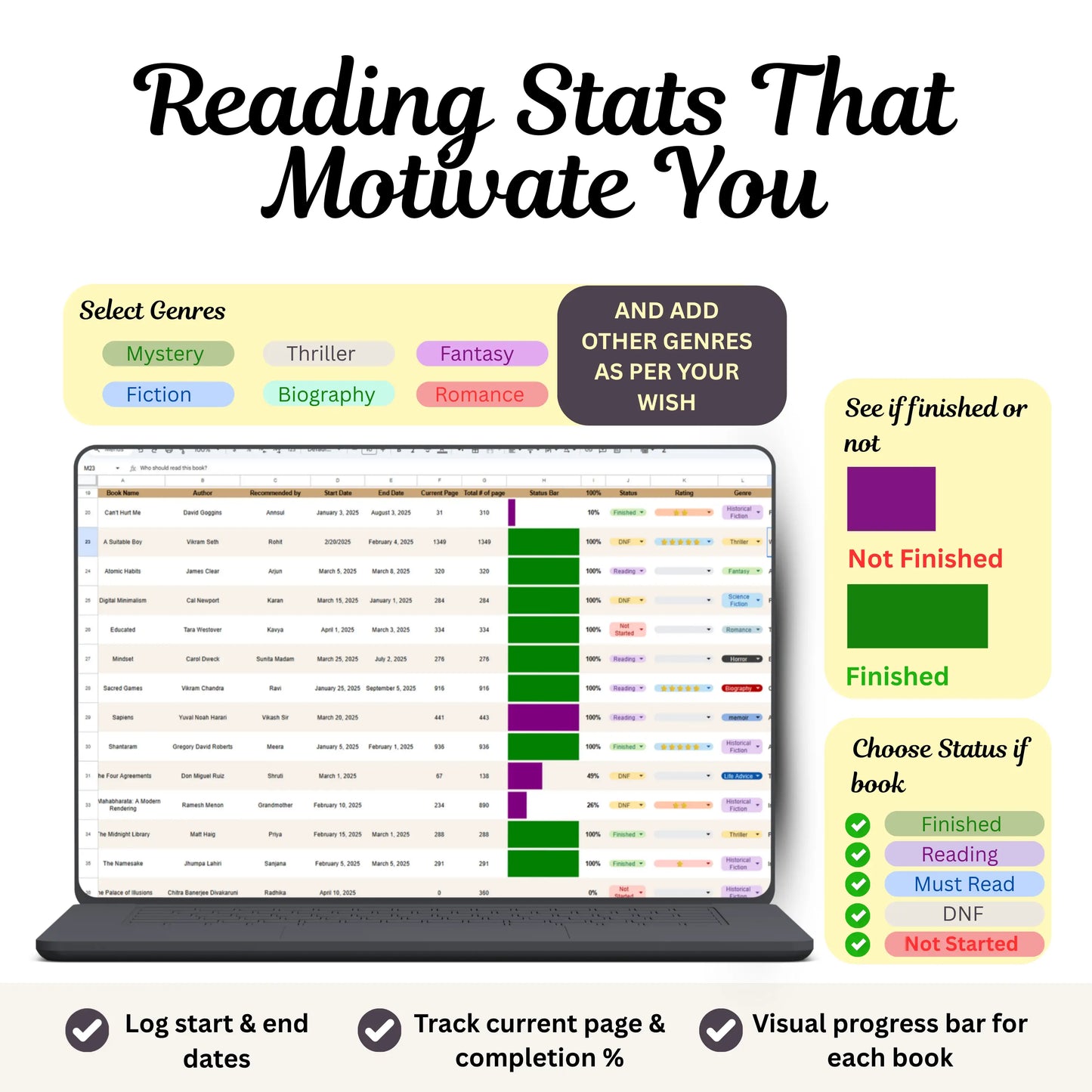 Book Reading Tracker