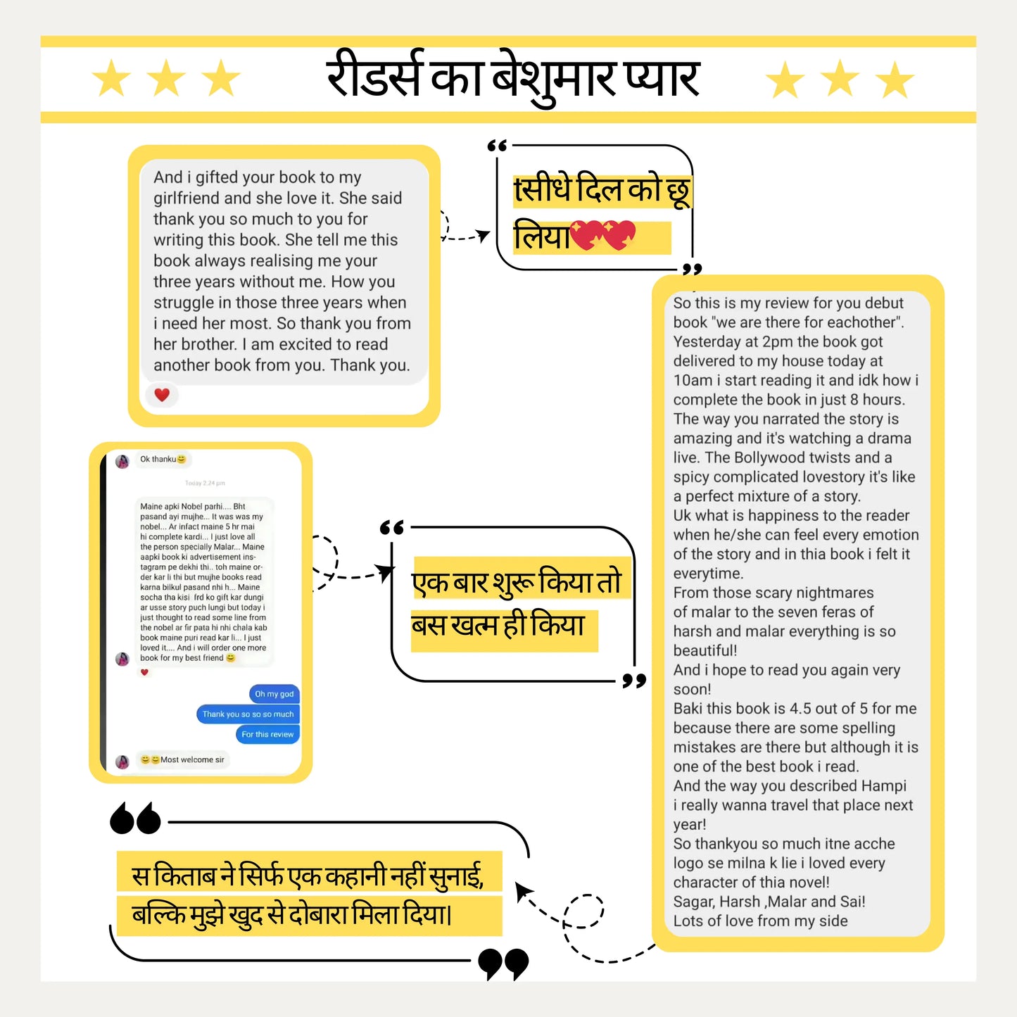 वी आर देयर फॉर ईच अदर — सागर चुदेसरा  We Are There For Each Other