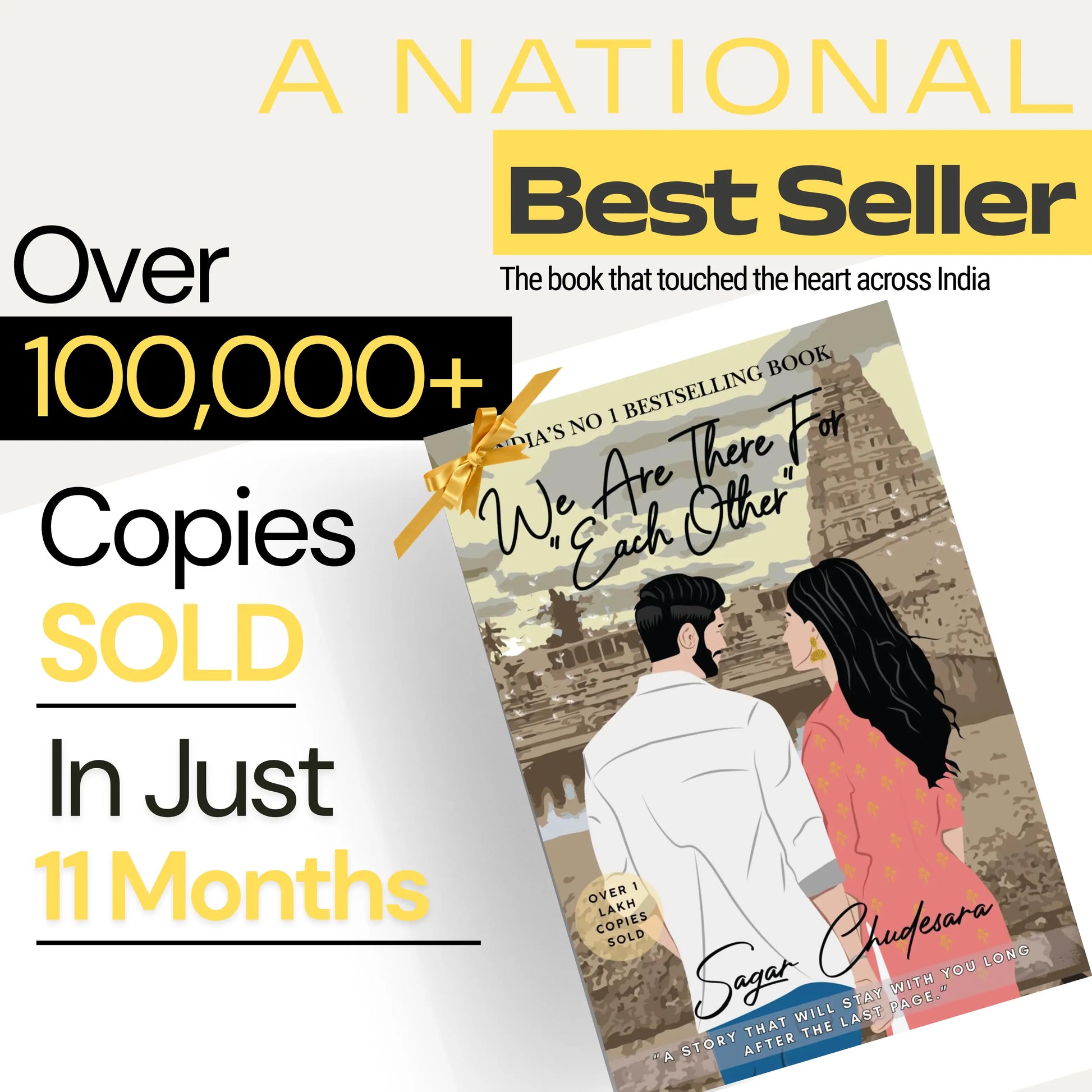 we are there for each other national best seller 1 lakh copies sold